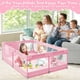 thumbnail image 2 of Baby Playpen XVISHX rosa con tela y malla que no dañan la piel, 2 of 7