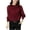 Wine, variant on Sales Women's Mesh Long Sleeve Shirts Mock Neck Tops Sheer Crop Tops Ruffle Elegant Tee Shirt Casual Loose Blouse for Ladys