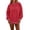 BM40_Watermelon Red, variant on Lumtrix Polka Dot Mock Neck Sweatshirt Women Oversized Cute Fall Baggy Sweatshirt Casual Long Sleeve Pullovers Dark Green 2XL