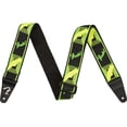 thumbnail image 1 of Correa de guitarra Fender Neon con monograma verde/amarillo de 5 cm de ancho, 1 of 2