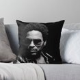 thumbnail image 1 of lenny kravitz Throw pillowcase Square Throw Pillow Cases For Couch Sofa Bed Living Room Home Decorative, 1 of 1