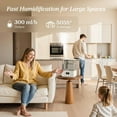 thumbnail image 3 of LEVOIT Humidifiers for Bedroom Large Room Home, (6L) Cool Mist Top Fill Essential Oil Diffuser for Baby & Plants, Smart App & Voice Control, Rapid Humidification & Auto Mode Quiet Sleep Mode, Grey, 3 of 5