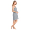 thumbnail image 3 of Turquaz Linen Waffle Spa Bath Wrap, Adjustable Cotton Blend (Gray, XXL), 3 of 4