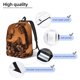 thumbnail image 3 of Easygdp Coffee Beans Mochila de Lona Resistente para Laptop, Compatible con Laptops de 15 a 17 pulgadas, Ideal para Escuela, Trabajo y Viajes-Small, 3 of 5