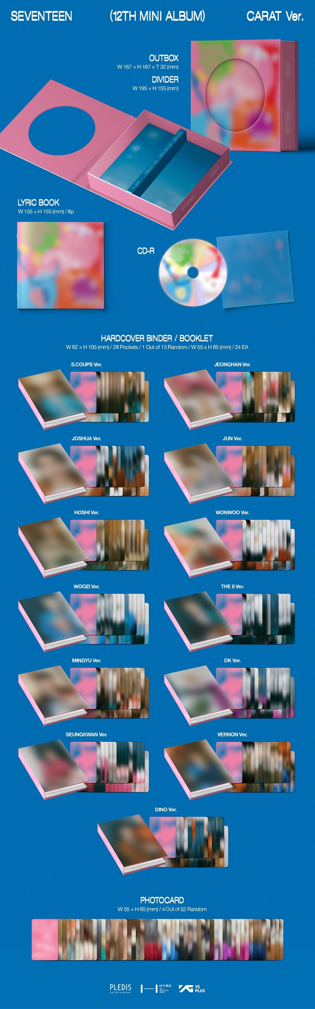 SEVENTEEN - 12th Mini album 'SPILL THE FEELS' (CARAT Ver