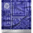 thumbnail image 1 of Soimoi Cotton Duck Fabric Patchwork Tribal Printed Craft Fabric by The Yard 42 Inch Wide, 1 of 1