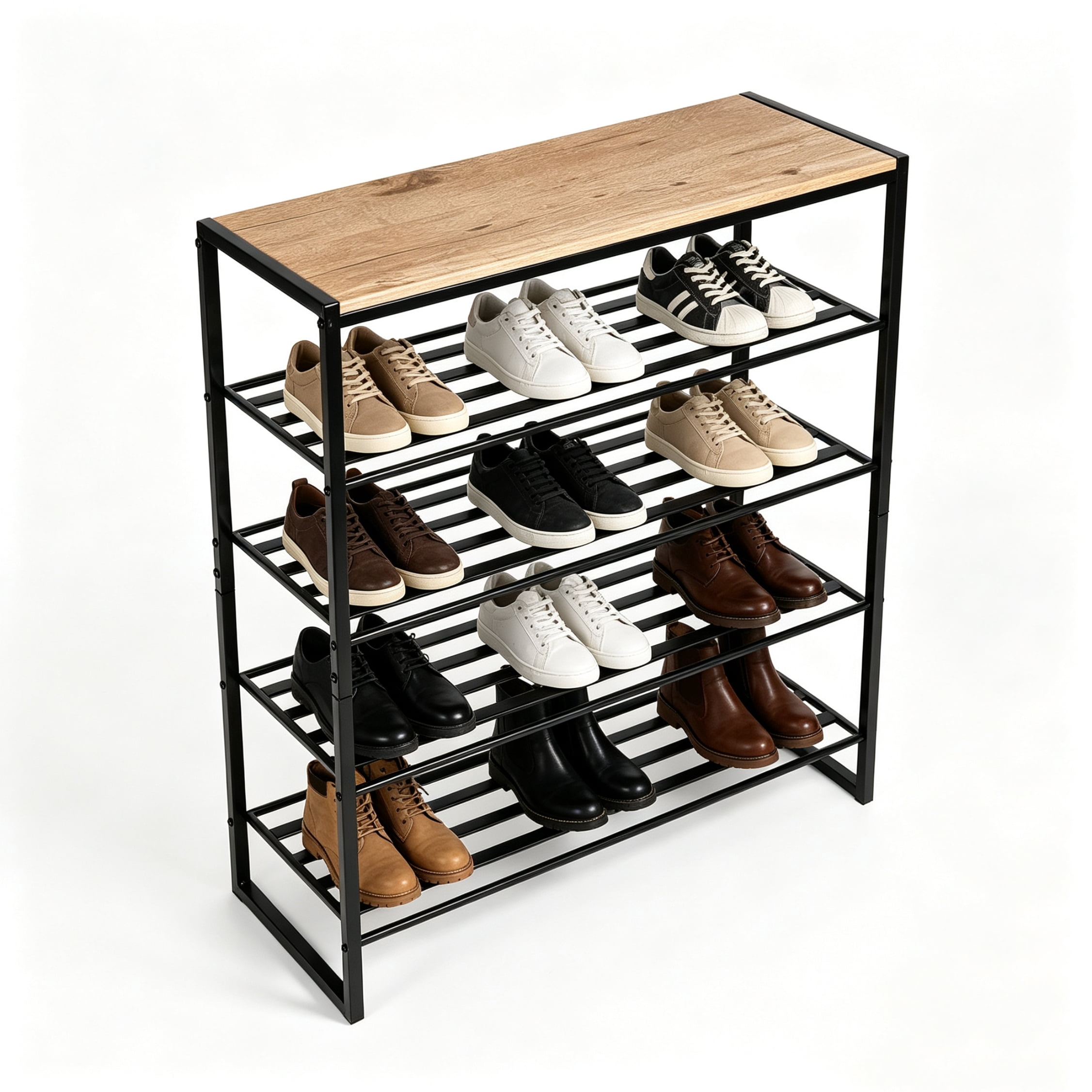 Free Shipping! Better Homes & Gardens Jace 5-Tier Shoe Rack, Metal