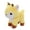 Yellow, variant on Brown Christmas Deer Plush Toy Cute Mini Deer Doll Forest Animal Stuffed Toy For Christmas Decoration Kids Birthday Gift 3.94X3.94X2.76 Inch 0.055Lb