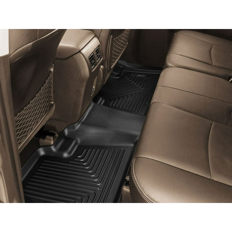 Husky Liners WeatherBeater Front & 2nd Row Floor Liners 98241 for Silverado/Sierra Double Cab
