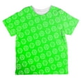 thumbnail image 1 of D20 Gamer Critical Hit and Fumble Green Pattern All Over Toddler T Shirt Multi 6T, 1 of 2