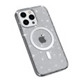 thumbnail image 5 of for iPhone 14 Pro Magnetic Case [Compatible with Magsafe], Clear Glitter Full Body Protective Cover Slim TPU Transparent Shockproof Bling Phone Case for iPhone 14 Pro 6.1", Gray, 5 of 7