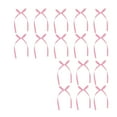 thumbnail image 2 of 20 Pack Pink Bow Birthday Cake Decorations, Reusable Fabric Cupcake Toppers for Party & Desserts, Easy To Use, 2 of 4