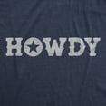 thumbnail image 2 of Womens Howdy T Shirt Funny Western Cowboy Greeting Tee for Ladies Womens Graphic Tees, 2 of 9