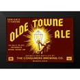 thumbnail image 2 of Vintage Booze Labels 14x11 Black Modern Framed Museum Art Print Titled - Olde Towne Ale, 2 of 5