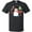 AB-Black, variant on Inktastic Top Hat Snowman with Christmas Tree and Candy Cane T-Shirt
