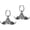 Bat-Samll, variant on Bat Earring for Men Women Stainless Steel Gothic Punk Vampire Bat Dangle Drop Earring Halloween Earring Jewelry Gift