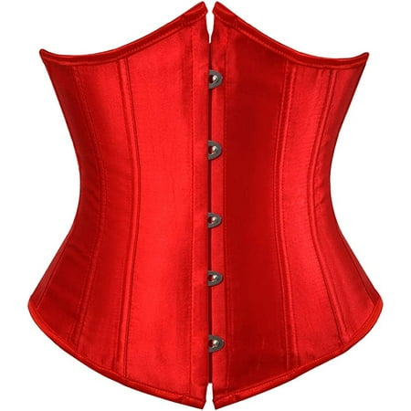 

QWZNDZGR Women s 9427 Lace Up Boned Underbust Waist Trainer Corset
