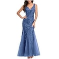 thumbnail image 1 of VEKDONE Liquidation 2025 Robe Queue de Poisson pour Femmes Robes de Soirée Formelles Broderie Sirène Robe de Soirée, Robes Hawaïennes pour Femmes, 1 of 8