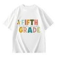thumbnail image 4 of Girls Tops Tees & Shirts Casual Short Sleeve Round Neck Graphic Print Tee for Everyday Use School Outdoor Spring Summer Fall Activities, 4 of 5