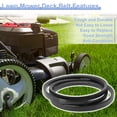 thumbnail image 3 of Unique Bargains No.M72031/M155343 Lawn Mower Deck Belt Lawn Mower Drive Belt for MTD 13AA604F401,13AD608G300,13AD618G705,13AD618G726,13AF618G705 and 13AF618G726 1 Pc, 3 of 6