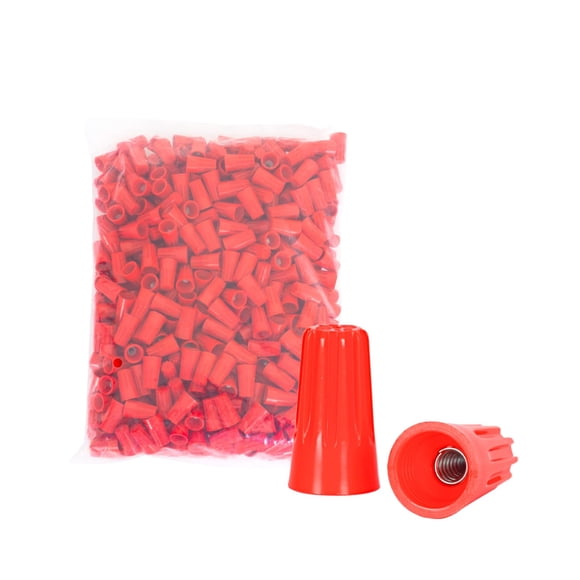 Conectores de cable ZONE INDUSTRY CORP. 500 unidades AWG22-10, color rojo UL