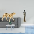thumbnail image 2 of Escultura De Guepardo Tribal Dorado, Centro De Mesa Decorativo, Artesanía Vintage, Adorno De Escritorio Para Oficina, Chimenea, Gabinete, Decoración Del Hogar, 2 of 8