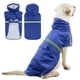 thumbnail image 1 of Chubasquero para perro con bolsillo en la capucha, impermeable, reflectante, ajustable, imp Irfora Azul,4X-grande, 1 of 7
