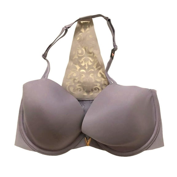 Victoria's Secret Sexy Illusions Racerback Lightly Lined Demi Bra Lilac Cup Size 32DD NWT