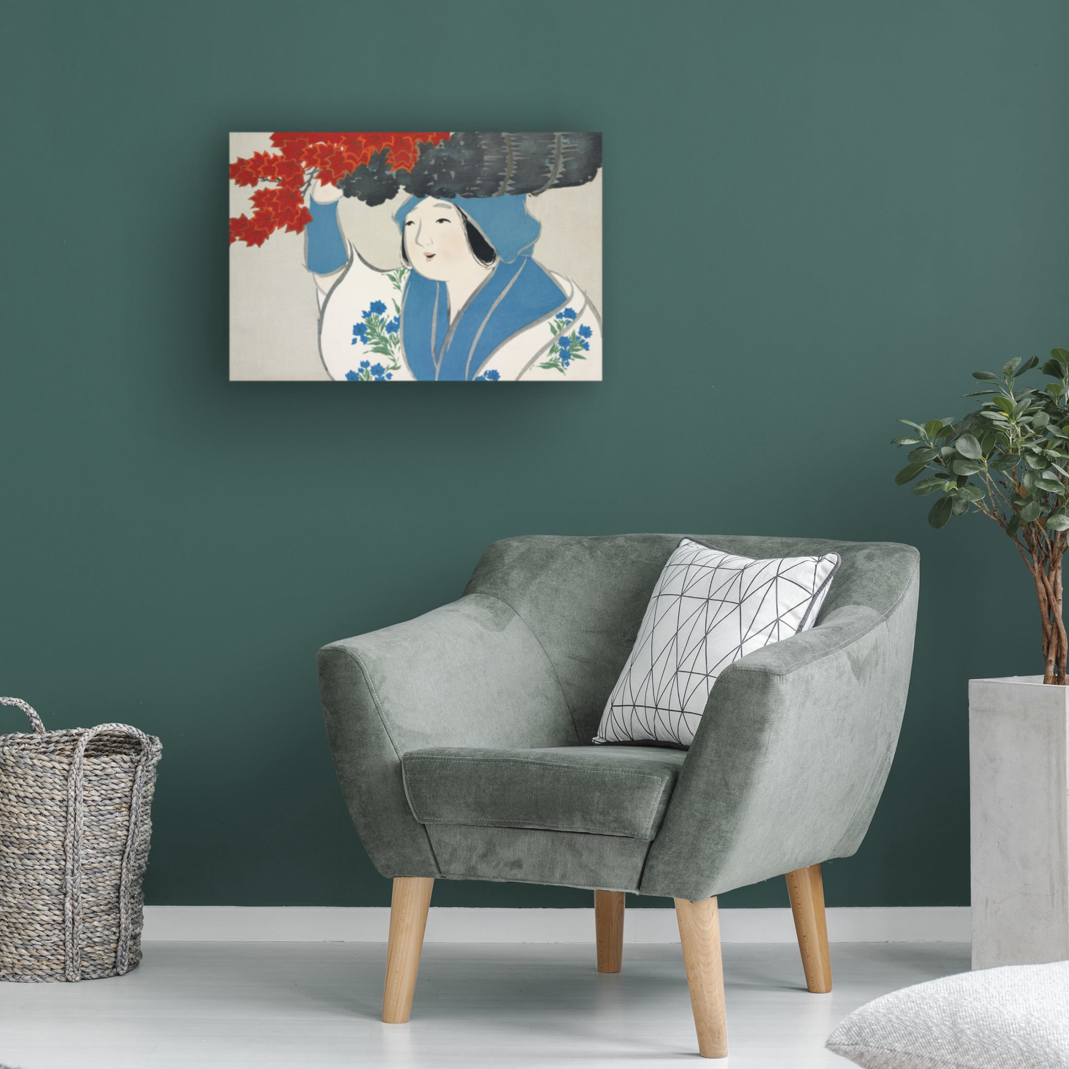 Trademark Fine Art Pictufy Woman From Momoyogusa Canvas Wall Art