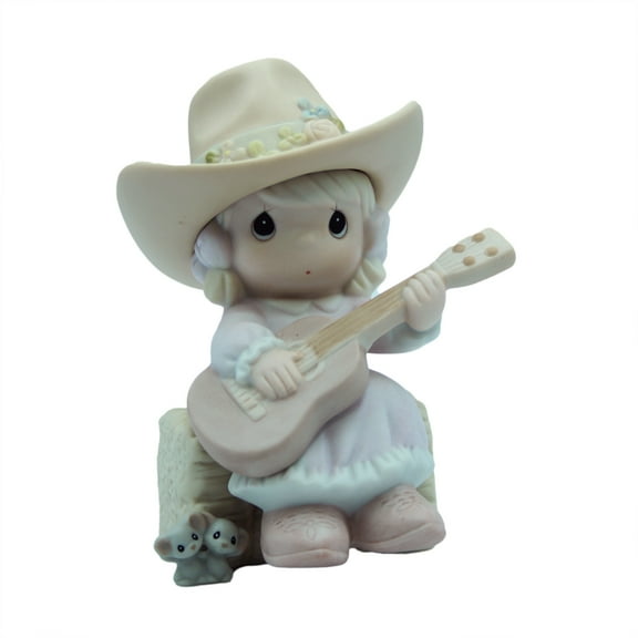 Precious Moments Figurine: 163864 Hallelujah Hoedown (4.6") Spring Celebration Event 1996
