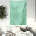 thumbnail image 3 of Abstract Tapestry, Basic Flower Shapes in Natural Summer Colors Retro Garden Print, Wall Hanging for Bedroom Living Room Dorm Decor, 60W X 80L Inches, Sea Green Pale Yellow, by Ambesonne, 3 of 5
