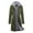 Army Green, variant on Fesfesfes Coat for Women Solid Rain Jacket Outdoor Jackets Waterproof Hooded Raincoat Windproof