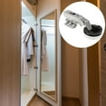 thumbnail image 3 of UPOUART Cabinet Hinges Door 2Pcs Rectangular Cold Rolled Steel Hinge for Bathroom Kitchen Homeowners 11.8x4.1in, 3 of 8