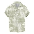 thumbnail image 2 of Aloohaidyvio George Hawaiian Shirt for Men Short Sleeve Stylish Funky Sun Surf-Boards Palms Vacation Beach Shirts, 2 of 6