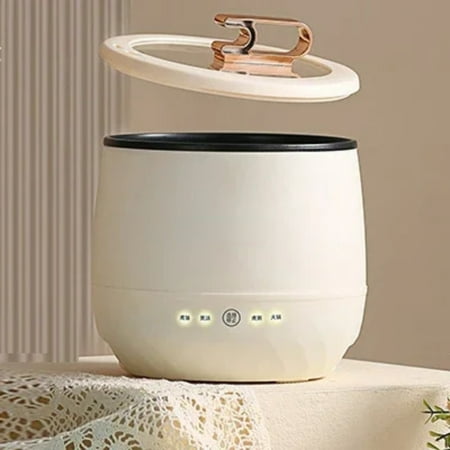 

- Sturdy Compact Bear-shaped Mini Rice Cooker - Small Portable Office Rice Pot Ideal Gift - with Safe Dual Voltage Operation 220V/110V