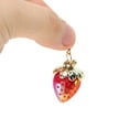 thumbnail image 3 of Unique Bargains 1 Pair Shoelace Charms Sparkly Plated Strawberry Decorative Shoe Clips Red, 3 of 5
