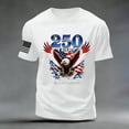 thumbnail image 4 of Mens Patriotic Shirts American Flag Patriotic T-Shirt Independence Day Graphic Tee Tops (White,S), 4 of 6