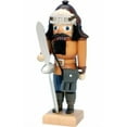 thumbnail image 2 of Alexander Taron 10" Free Standing Christian Ulbricht Handcrafted Natural Wooden Aviator Nutcracker, 2 of 2