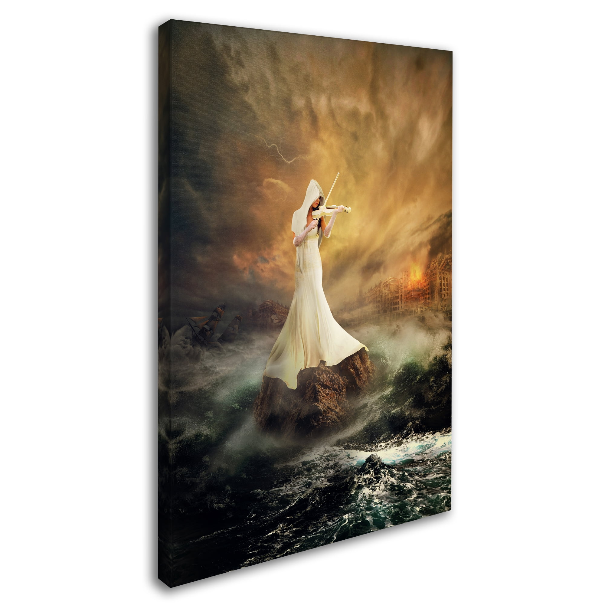 Trademark Fine Art 'Rhythm Of The Storms' Canvas Art by Rooswandy Juniawan