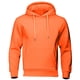 thumbnail image 2 of Ceisia Men's Solid Color Fleece-Lined Hooded Sweatshirt for Casual & Sports Wear Orange XS Gifts, 2 of 6