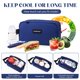 thumbnail image 4 of Bolsa de almuerzo Cerbonny, congelable, para trabajo, escuela, viajes, color azul marino, 4 of 5