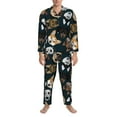 thumbnail image 4 of Kll Dogs Sleepwear Mens Flannel Pajamas,Long Cotton Pj Set, 4 of 9