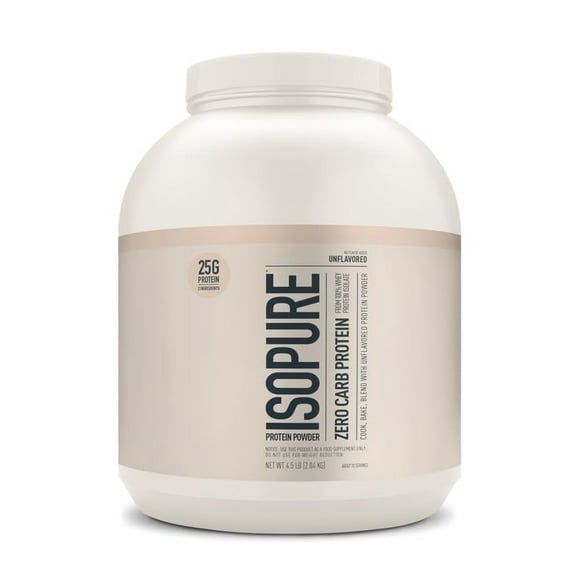 Proteína en polvo Isopure Zero Carb sin sabor, 2,04 kg, 70 porciones