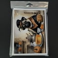 thumbnail image 3 of Pug Fall Kitchen Pumpkins Greeting Cards and Envelopes Pack of 8 7 in x 5 in, 3 of 3