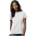 thumbnail image 1 of Hanes SL04 Womens Nano-T T-Shirt Size Large, White, 1 of 2
