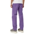 thumbnail image 5 of Afuyipoi Men’s Sport Joggers, Elastic Waist Side-Pocket Loose-Fit Stight Leg Trousers Purple Size M, 5 of 8