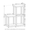 thumbnail image 6 of Furinno Turn-N-Tube No Tools 3-Cube Decorative Display Shelf in Americano/Black, 6 of 6