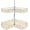 Maple, variant on Rev-A-Shelf 53472-32MP-1 Contemporary Double 2 Tier 32" Kidney Shaped Lazy Susan - Maple