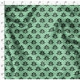thumbnail image 4 of Soimoi polyester Crepe Fabric Ogee Damask Print Fabric by Yard 52 Inch Wide, 4 of 5