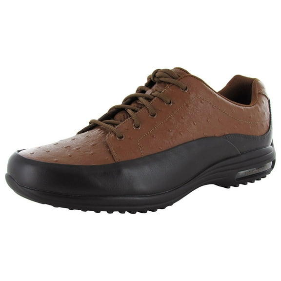 Rockport Mens City Routes Blucher Oxford Shoes, Caramel/Dark Chocolate, US 8